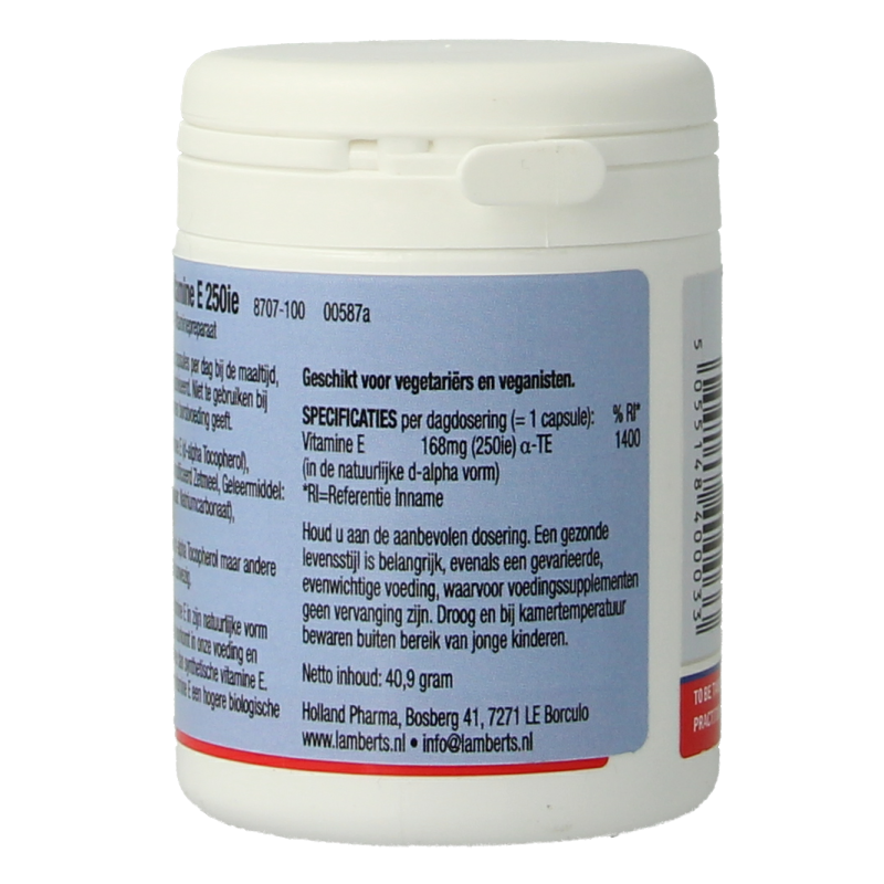 Vitamine E 250IE natuurlijk - Afbeelding 4