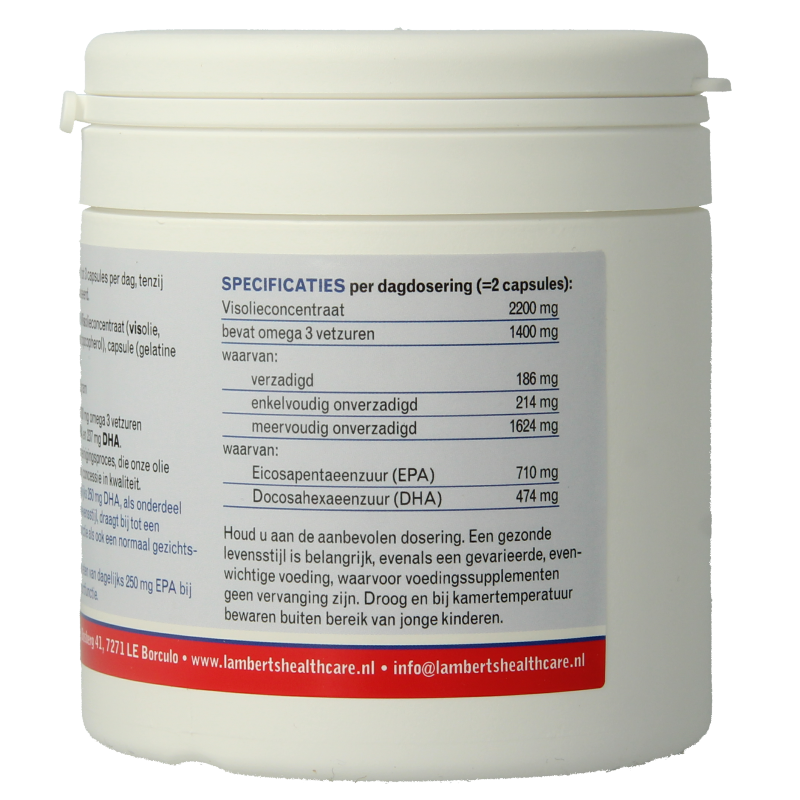 Pure visolie 1100mg omega 3 - Afbeelding 3