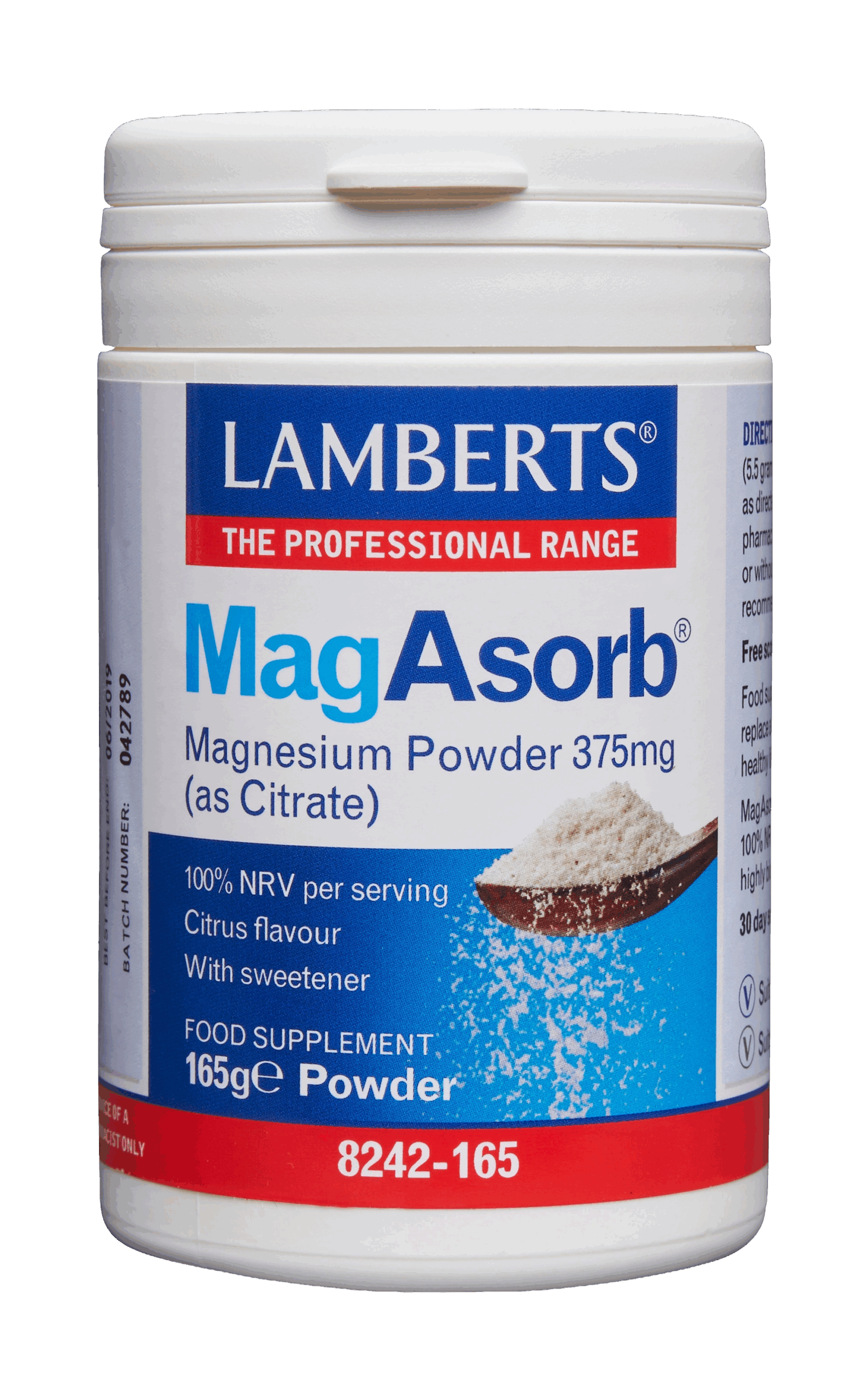 MagAsorb (magnesium citraat) poeder 375mg
