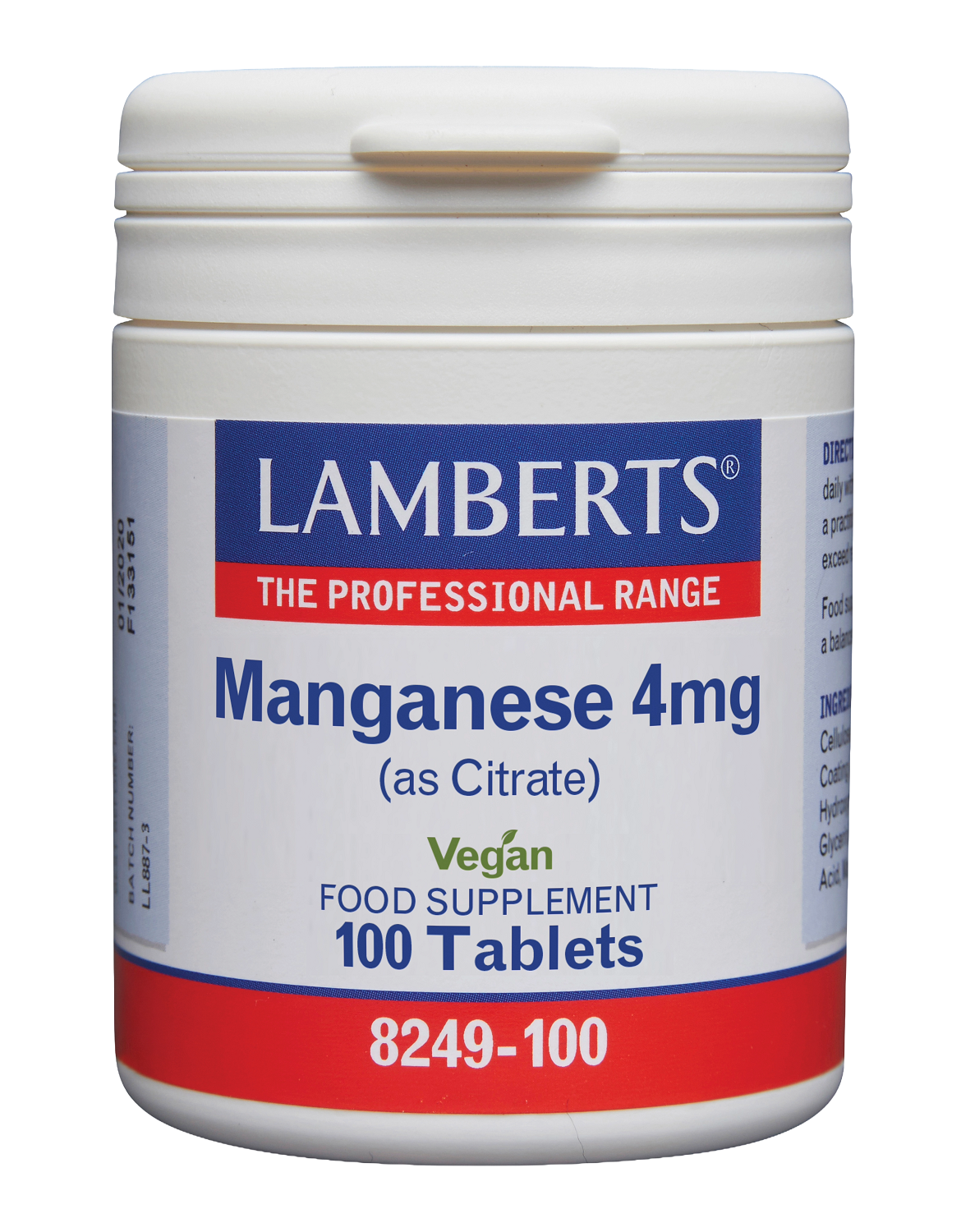 Mangaan (manganese) 4mg