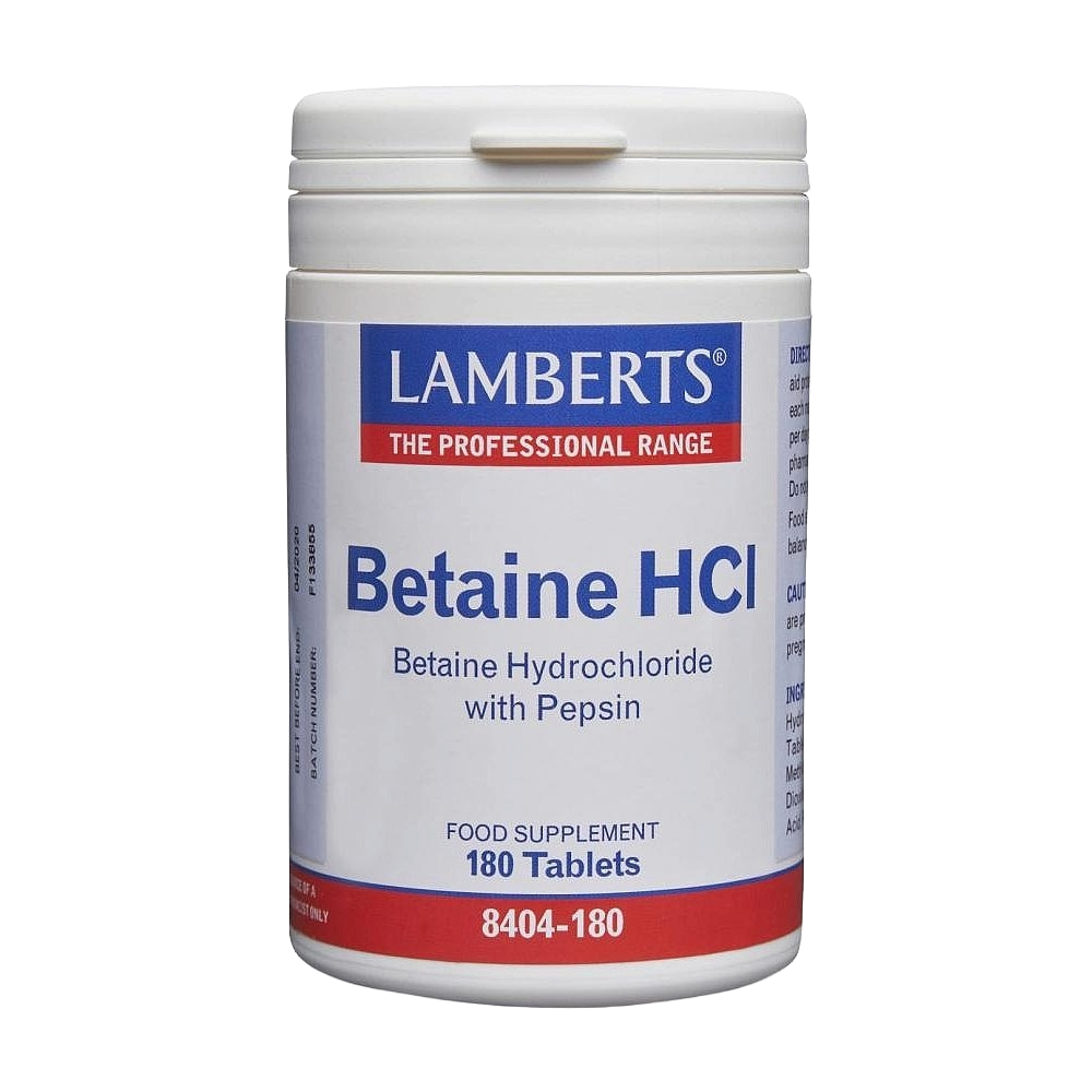 Betaine HCL 324mg/Pepsine 5mg